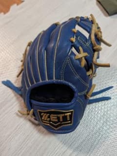 ZETT 軟式野球グローブ ブルーのサムネイル