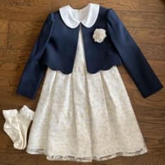 しつぽ様専用　Petit main 130 セレモニーワンピースのサムネイル