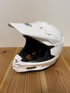 SHOEI VFX-W Lサイズ59cmオフロードヘルメットホワイト内装劣化あり