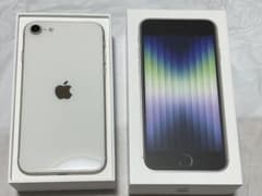 ⭐️超美品⭐️使用少ないiPhone SE 第3世代（SE3）64GB スターライトのサムネイル