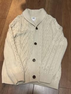 GAP KIDS カーディガン M オフホワイト