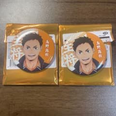 ハイキュー!! 頂ストア 主将 缶バッジ 澤村大地 2点セット - メルカリ