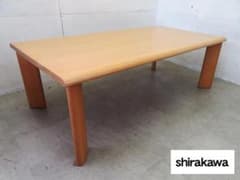美品■シラカワ■デコラ■ST-457■ダイニングテーブル■食卓■飛騨家具 美品□シラカワ□デコラ□ST-457□ダイニングテーブル□食卓□飛騨家具