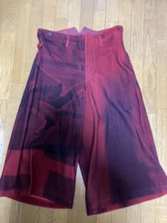 yohji yamamoto ヨウジヤマモト  18aw 赤フラノパンツのサムネイル