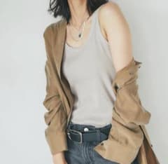 ★未使用品★ RIVE DROITE テレコUネックタンクのサムネイル