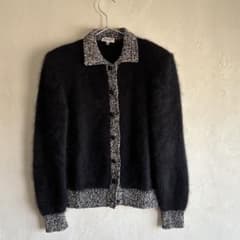 80s ITALY製 HERNO アンゴラ90%短丈カーディガン achive - メルカリ