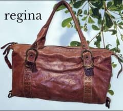 regina ブラウンレザーショルダーバッグのサムネイル