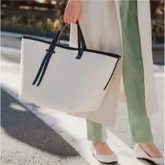 【M様専用】H.V.F.N　別注品トートバッグ　Creem色 お値下げ◎のサムネイル