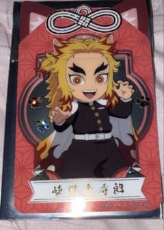 鬼滅の刃　煉獄杏寿郎 ナムコ　箔押し　クリアカードのサムネイル