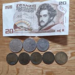 旧紙幣　オーストリアシリング旧紙幣 計2440シリング[値下げ8000円] s__17006665.jpg