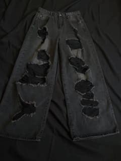 00s jackrose destroyed flare denim swag|mercariメルカリ官方指定