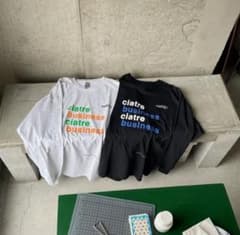 ciatre プリントロゴ Tシャツ グレーのサムネイル