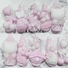 ‪‪❤︎‬ 現品 ネイルチップ 量産型 地雷系 白 ピンク ❤︎のサムネイル