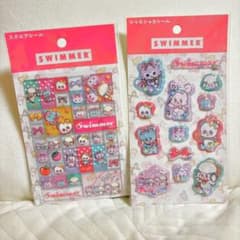 新品未開封SWIMMER シャカシャカシール & スクエアシール セットのサムネイル
