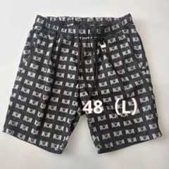 MARK&LONA ショートパンツ ブラック サイズ38 木村拓哉さん着用モデル】MARK&LONA 総柄スカルショートパンツ 黒 人気