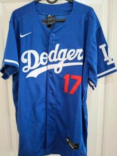 大谷翔平 ドジャース青オーセンティックユニ M NIKEタグ付