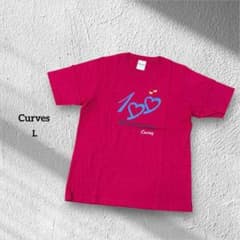 커브스 Curves 반소매 T셔츠 핑크 MA L 사이즈