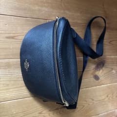 COACH ボディバッグ ウエストポーチ ブラック - メルカリ