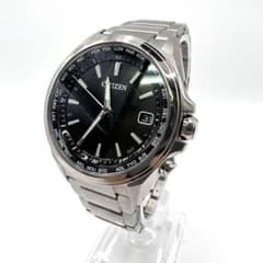 CITIZEN シチズン アテッサ電波ソーラー チタン H149 値下げシチズンCITIZENアテッサ電波ソーラーチタン H149-S096073