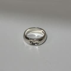 ティファニー　エルサペレッティ　カーブドハート リング　SV925 9号 TIFFANY&Co.】ティファニー カーブドウェーブハート 9号 リング