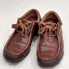 CLARKS クラークス 本革 レザー ワラビー シボ加工 ブラウン 25 - メルカリ