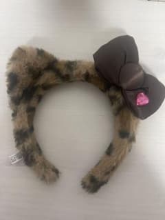 ヒョウ柄カチューシャ リボン付きのサムネイル