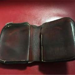 ぱいろん様専用レッドムーンレザーウォレットのサムネイル
