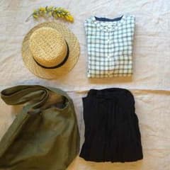 イネス×UNIQLOコラボ リネンヘンリーシャツMのサムネイル