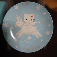 楽*7様 1999年 ハローキティ クリスマス プレートのサムネイル