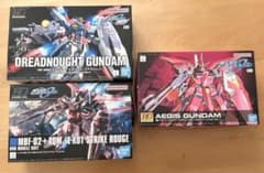 最終値下HG 1/144 ガンプラ イージス　ストライクルージュ　ドレッドノートのサムネイル