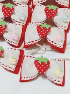 トリミングチョーカーWいちごモチーフ犬用 苺10本セット482 - メルカリ