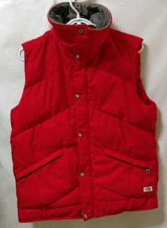 THE NORTH FACE 】レッド ダウンベスト M茶タグ（USA製） - メルカリ