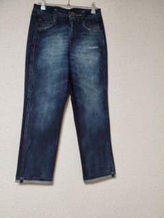 【カルソン】 レギンスパンツ ブルーデニム 日本製 レイヤード ストレッチ カルソン】 レギンスパンツ ブルーデニム 日本製 レイヤード