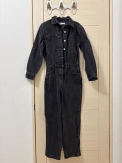 Hazel様専用 ZARA デニム オールインワン ブラック XSのサムネイル