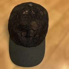 美品　グッチ GUCCI メッシュ ベースボールキャップ 帽子 L