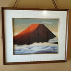鈴木彰 赤富士 絵画 鈴木彰 赤富士 絵画 - メルカリ