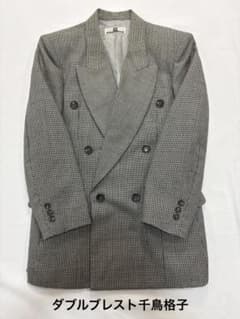 MARSHAL MART 英国調千鳥格子 ダブルブレストジャケット 大人の逸品 