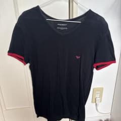 EMPORIO ARMANI Vネック Tシャツ ブラック Lのサムネイル