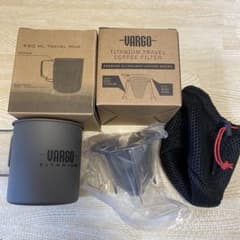 VARGO チタン製 450ml トラベルマグとコーヒーフィルターセット - メルカリ