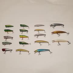 ミノー ルアー グリーン/ブルー 約13cm フローティング ミノー ルアー グリーン/ブルー 約13cm フローティング