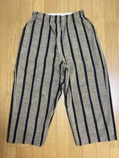 YAMMA ヤンマ産業 ダボダボパンツ ともえ縞 レギュラー丈（ショート丈