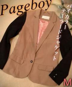 PAGEBOY◆ ページボーイ バイカラー テーラードジャケット/ M