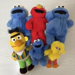 セサミストリート ぬいぐるみ 6点セット まとめ売り レトロ