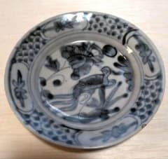⭐中国古陶磁 筆洗 古美術品 染付 鳳凰文 桃形 変形皿 古玩 文房四宝 骨董品 中国古染付鳳凰文 小皿 骨董品 - メルカリ