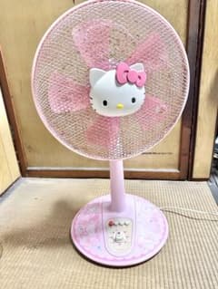 レア ハローキティ 首振り扇風機 3段階設定 30cm サンリオ Sanrio