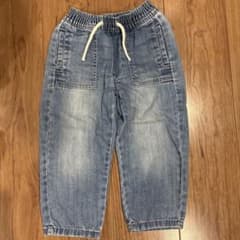 ZARA110cm キッズ デニム ロングパンツ ウエストゴムのサムネイル