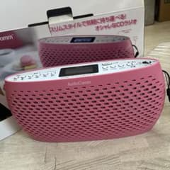 (未使用･未開封品)　OHM AudioComm ポータブルCD/MP3/ラジオ ピンク RCR-80Z-P v1yptgt W】ポータブルCD MP3 ラジオ RCR-80Z-P AudioComm - メルカリ