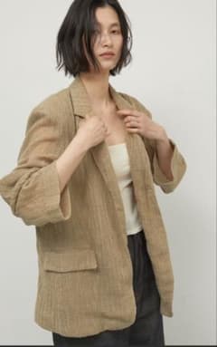 LAPEAUDEGEM cotton linen dry mesh jacket - メルカリ