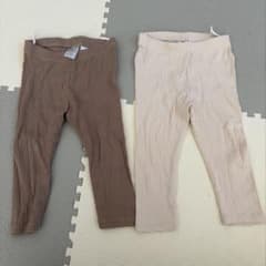 H&M ベビー リブレギンス 2枚セット 80cmのサムネイル