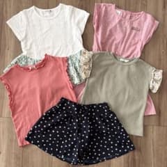 まとめ売り ブランシェス ペアマノン グローバルワーク セット 女の子 120のサムネイル